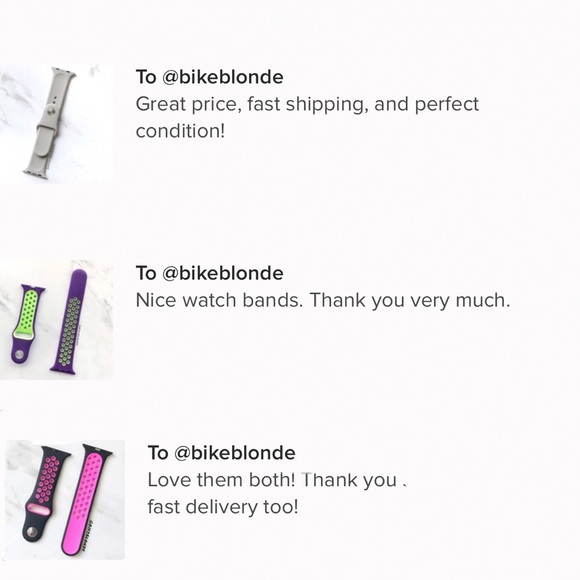 NEW Cyan Blue Silicone Band For Apple Watch - Picture 5 of 6